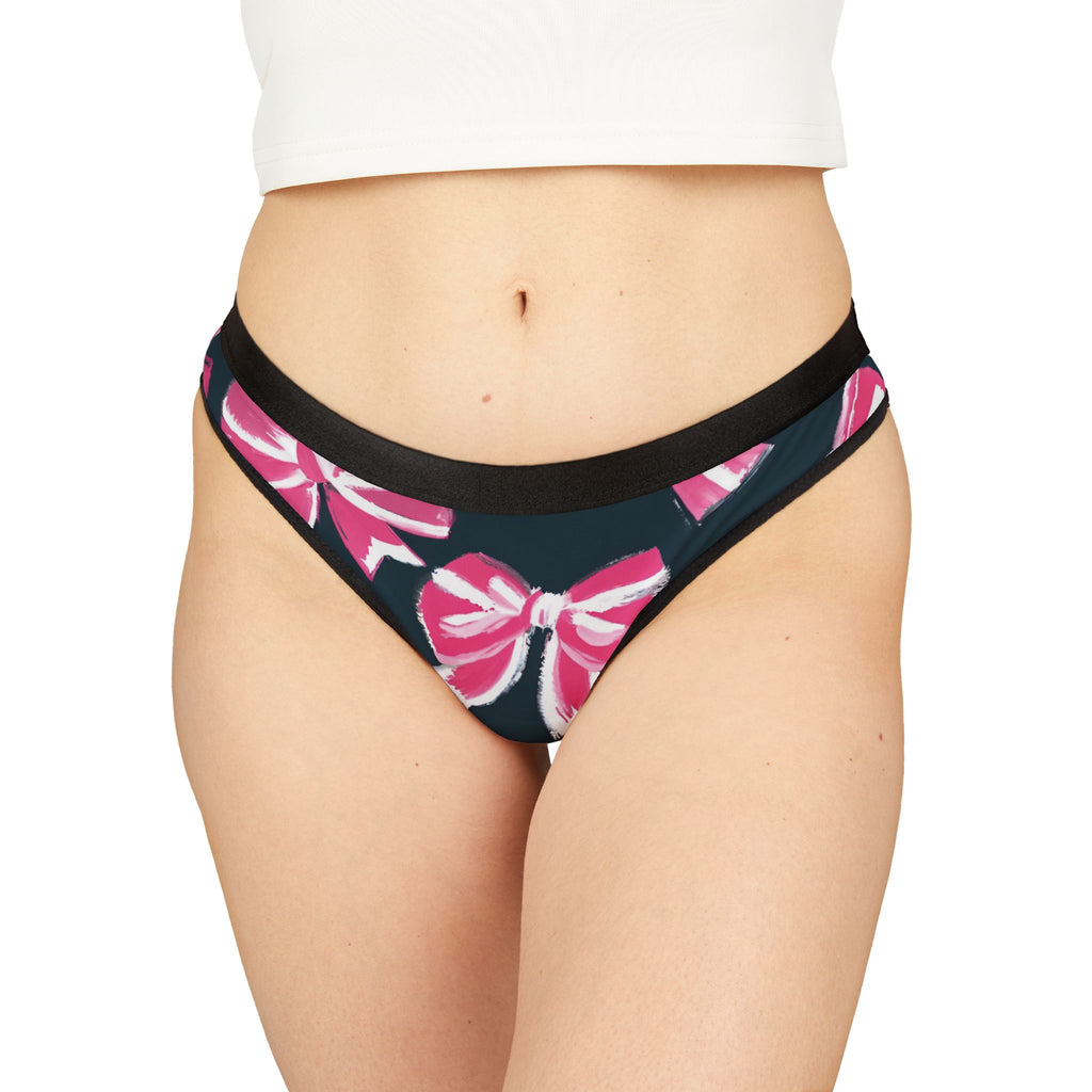 Pink Bow Thong