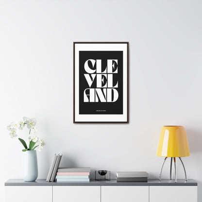 Cleveland Is The Capitol Wrapped Canvas Frame