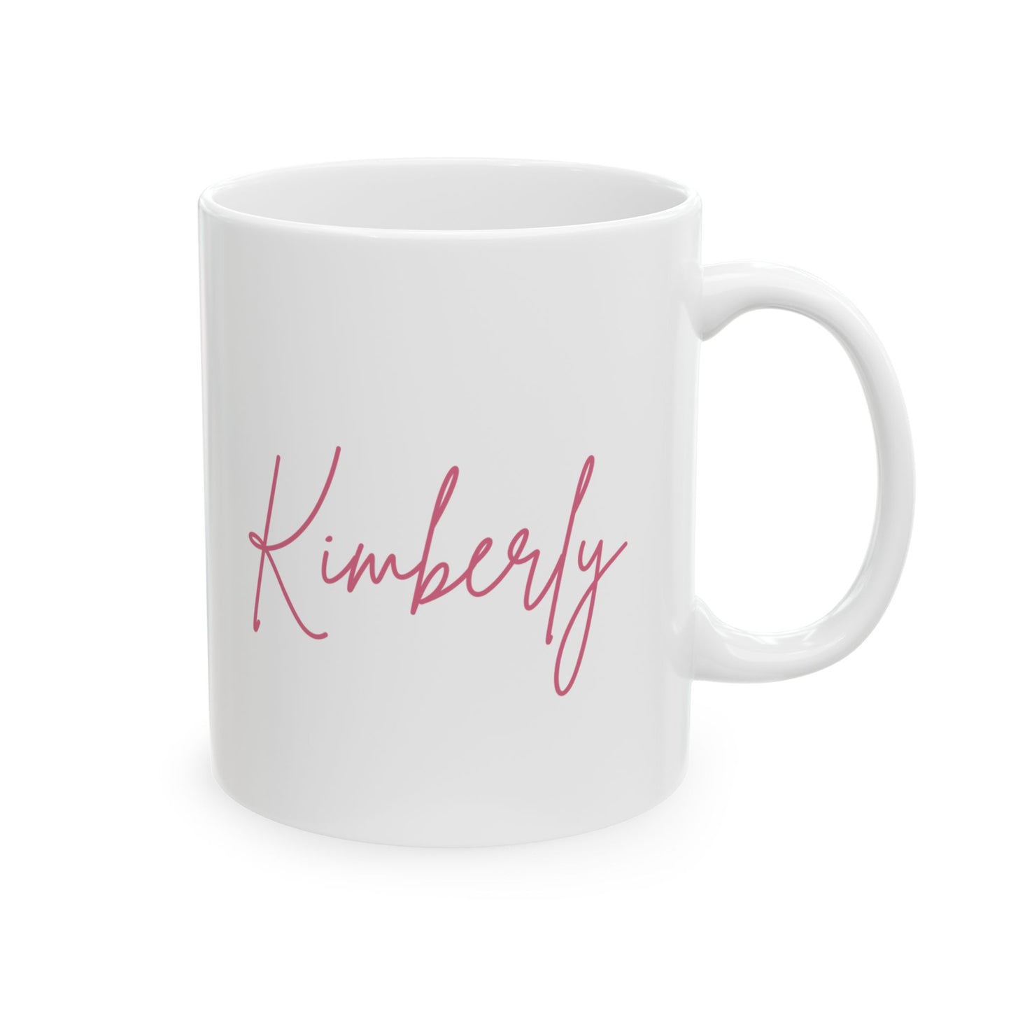 Personalized Floral Ceramic Mug - Perfect Gift for Mom, Sister, or Friends