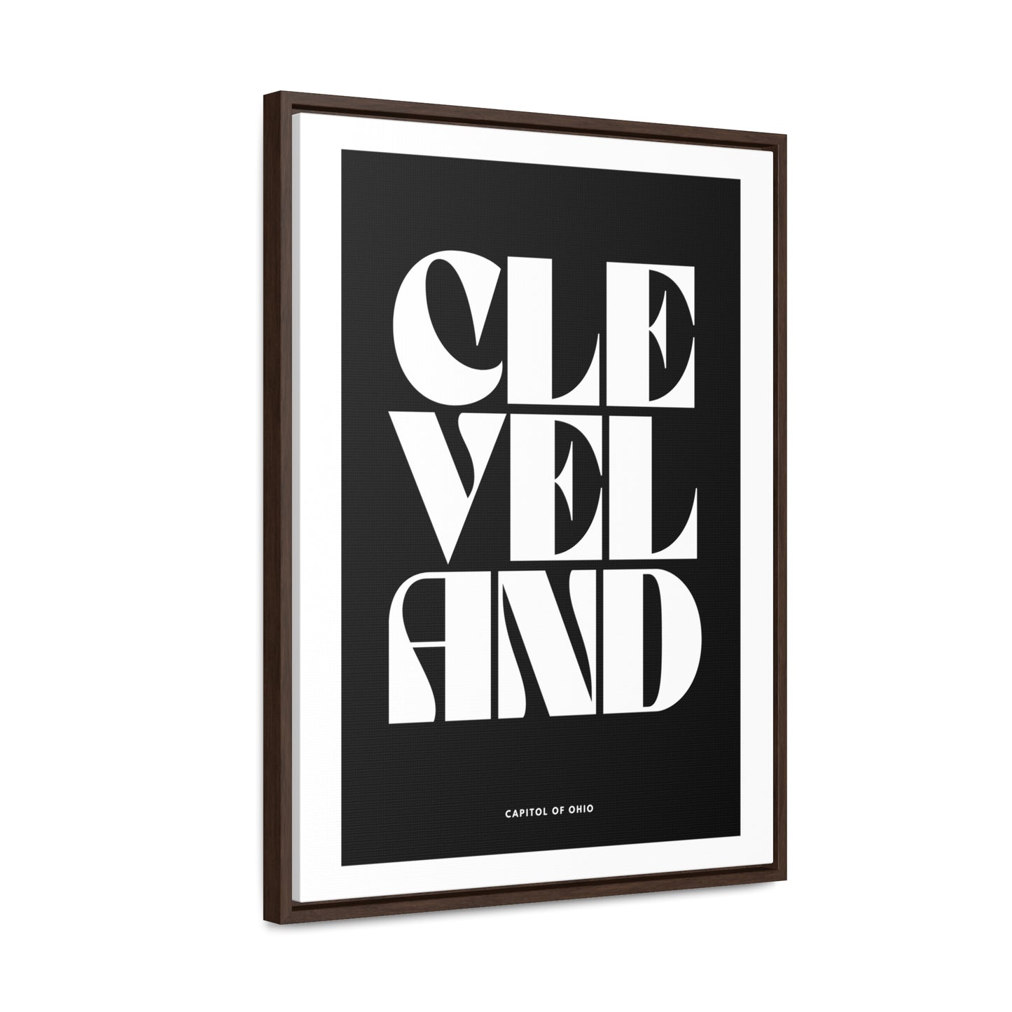 Cleveland Is The Capitol Wrapped Canvas Frame