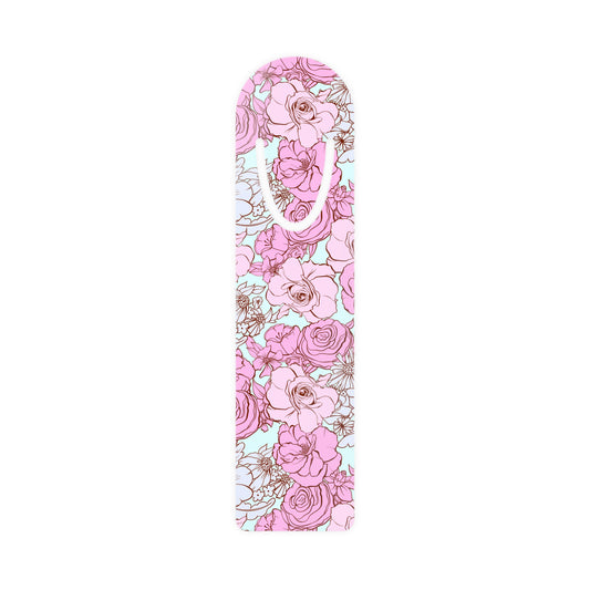 Pink & Blue Floral Bookmark