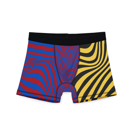 Vibrant Striped Men's Boxers - Funky Comfort for Everyday Wear