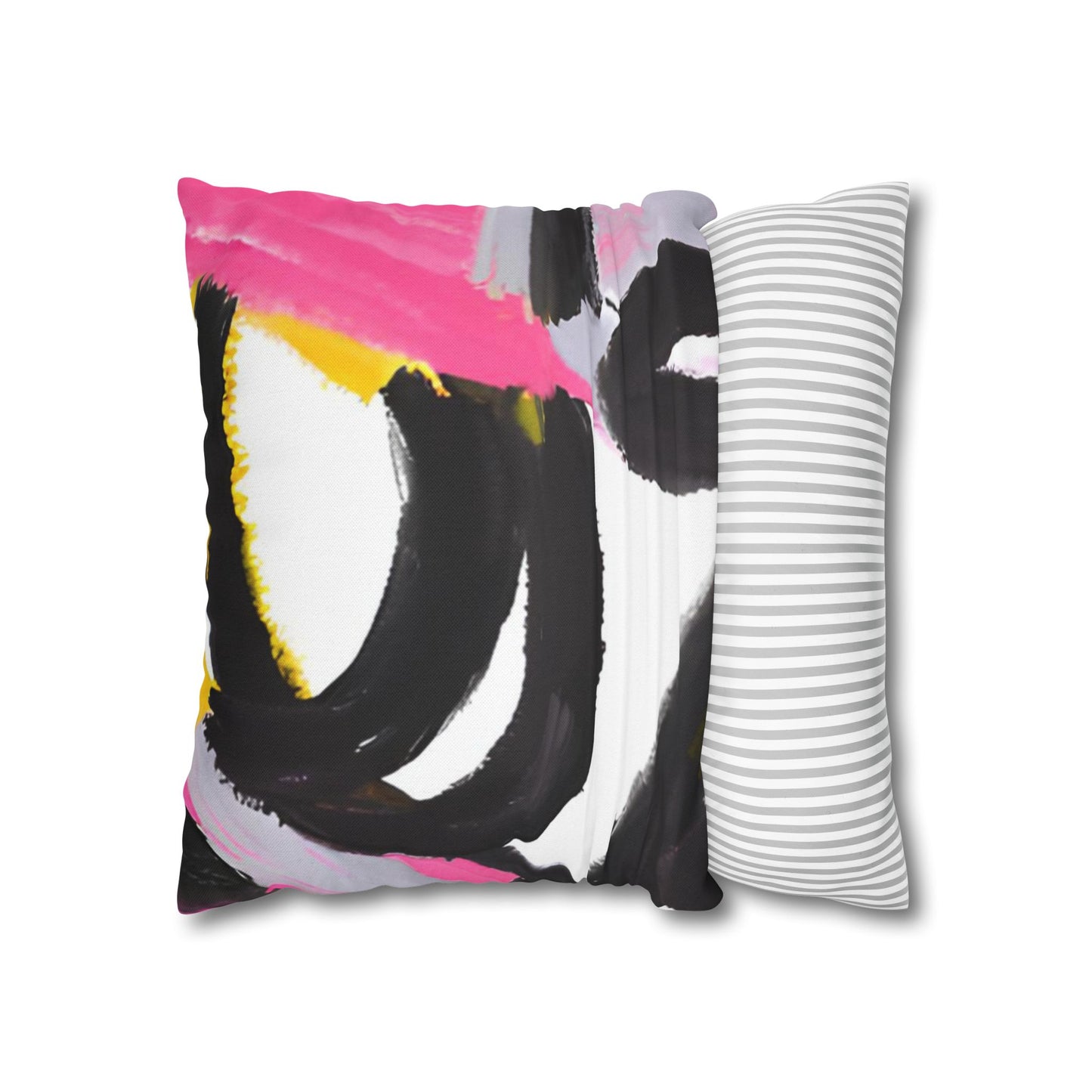 Spun Polyester Square Pillowcase