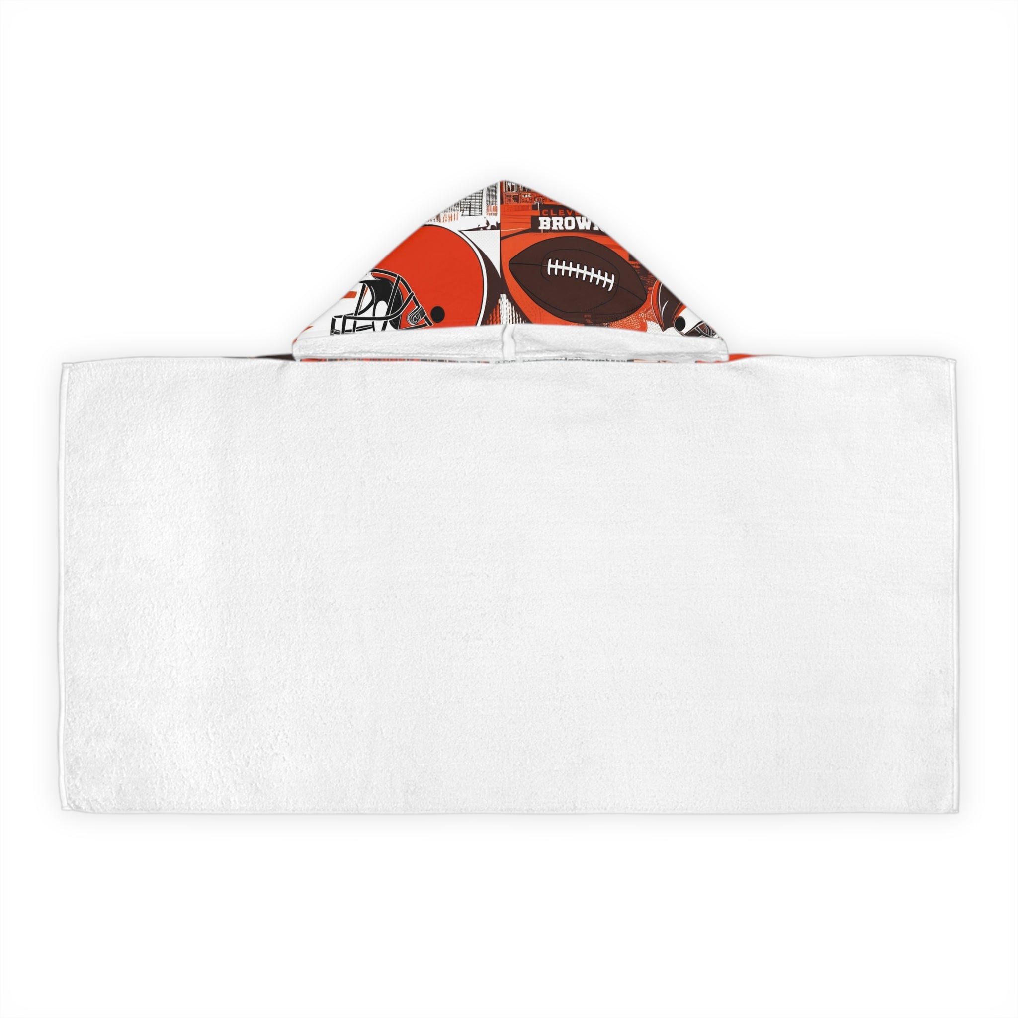Cleveland Browns Youth Hooded Towel - Cozy Sports Bath Wrap for Young Fans