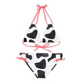 Cow Strappy Bikini Set
