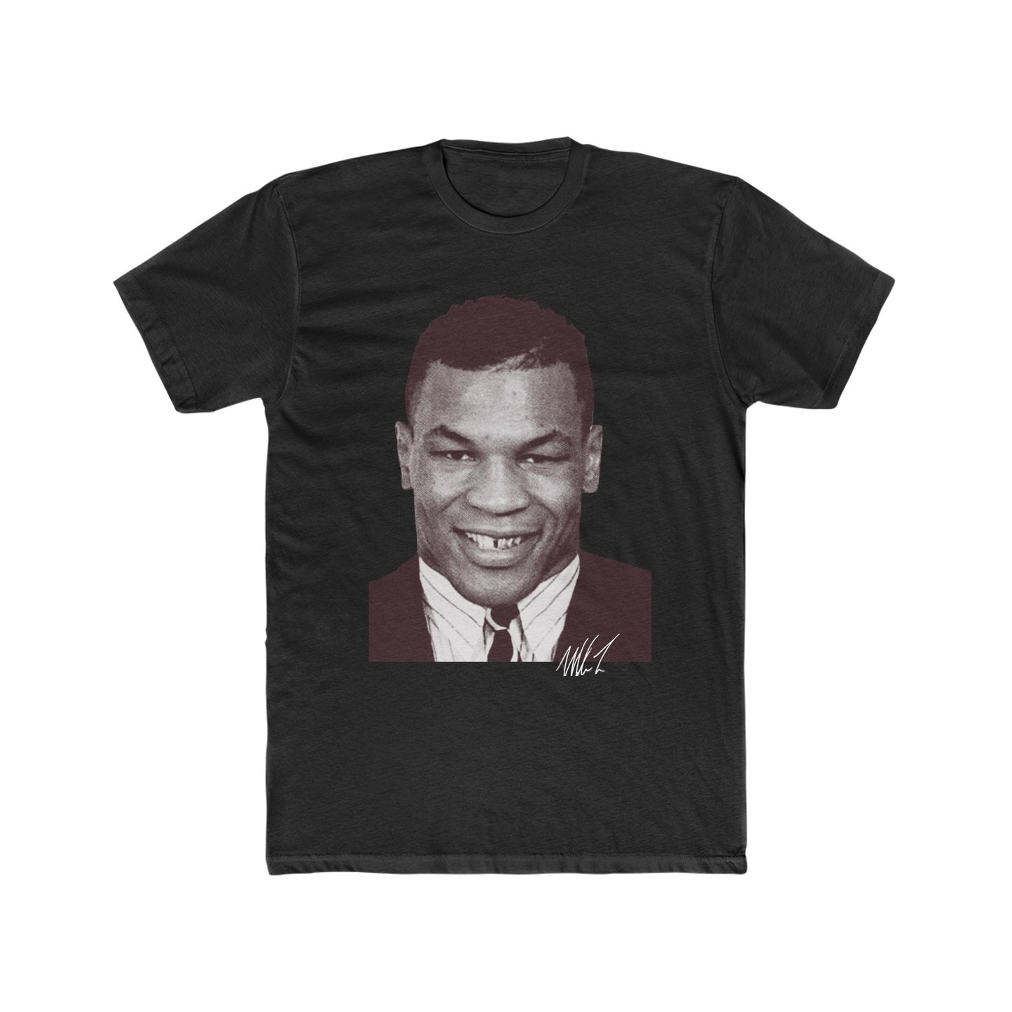 Mike Tyson lack & WhiteCotton Crew Tee