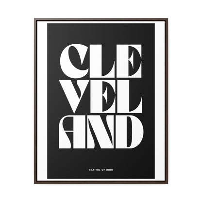 Cleveland Is The Capitol Wrapped Canvas Frame