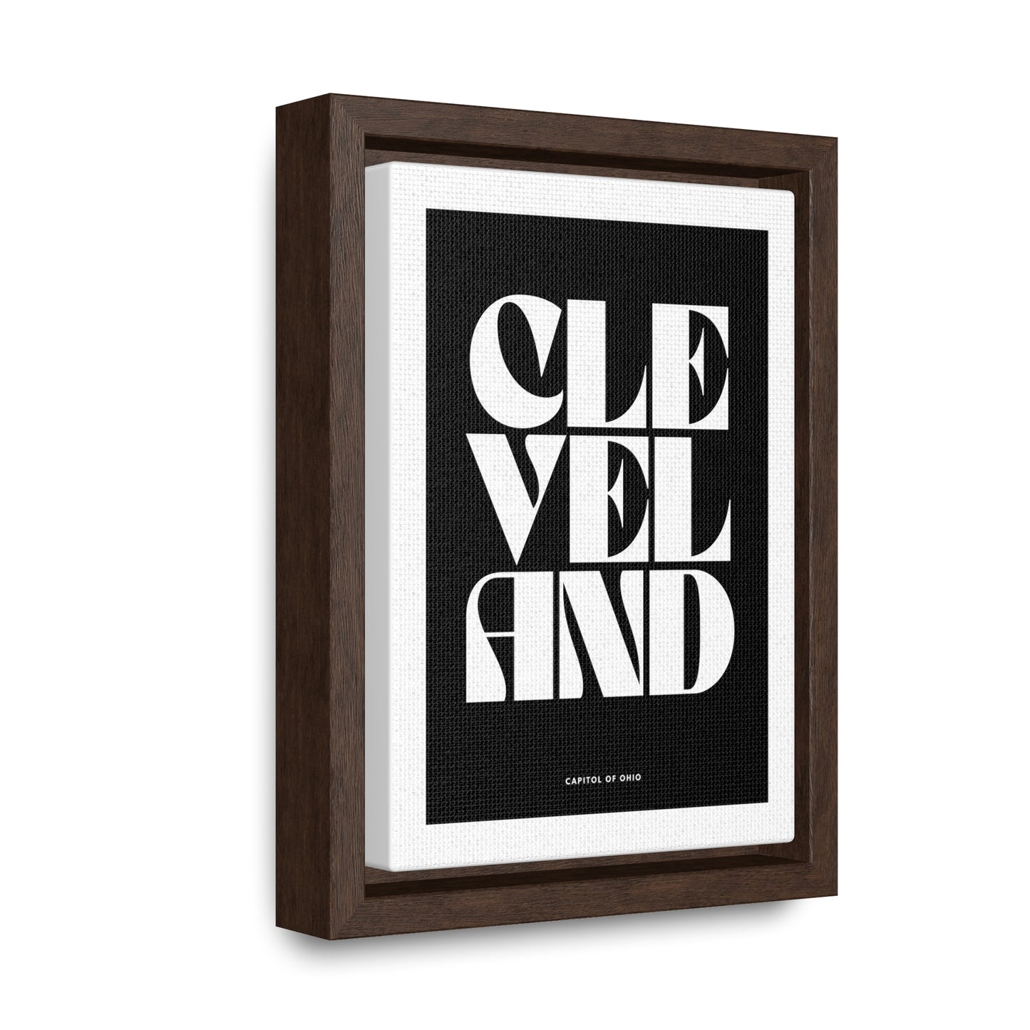 Cleveland Is The Capitol Wrapped Canvas Frame