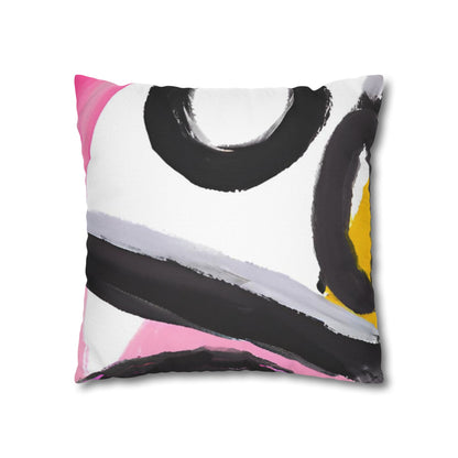 Spun Polyester Square Pillowcase