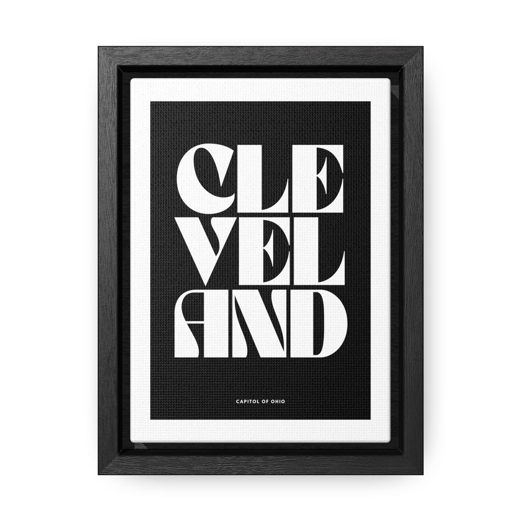 Cleveland Is The Capitol Wrapped Canvas Frame