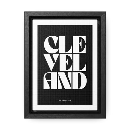 Cleveland Is The Capitol Wrapped Canvas Frame