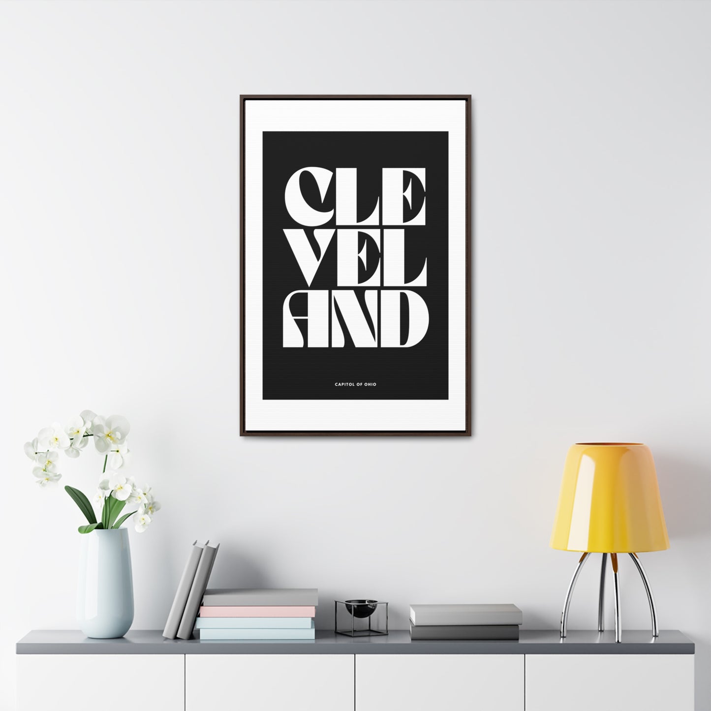 Cleveland Is The Capitol Wrapped Canvas Frame