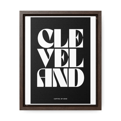 Cleveland Is The Capitol Wrapped Canvas Frame