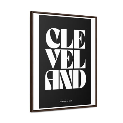 Cleveland Is The Capitol Wrapped Canvas Frame