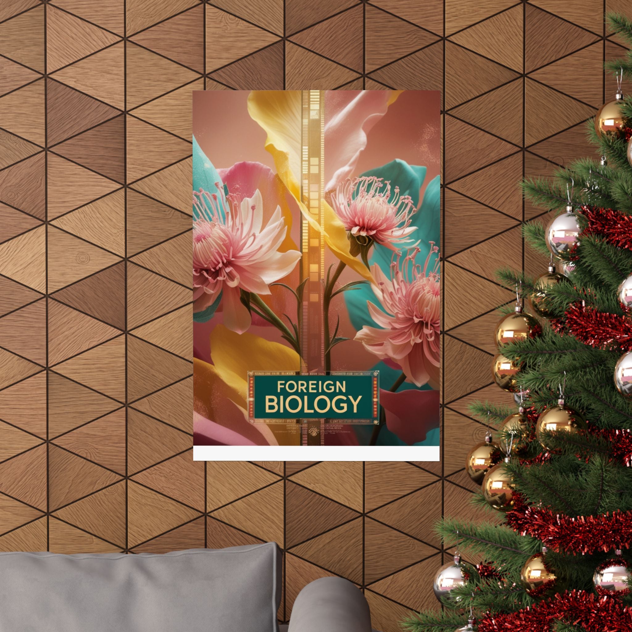 Floral Foreign Biology Matte Poster | Vibrant Wall Art for Home Decor