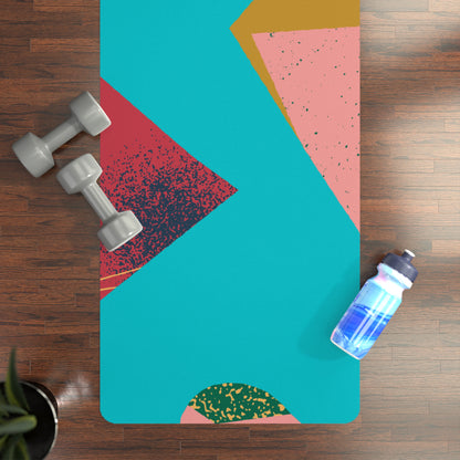 Abstract Rubber Yoga Mat