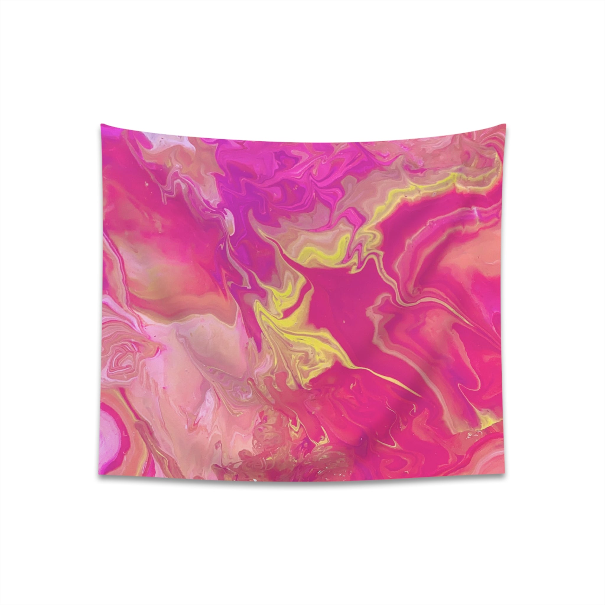 Pink Custom Marble Tapestry
