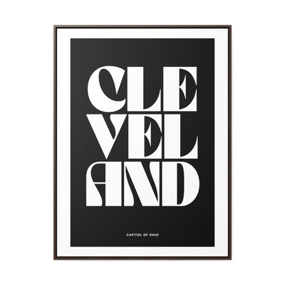 Cleveland Is The Capitol Wrapped Canvas Frame