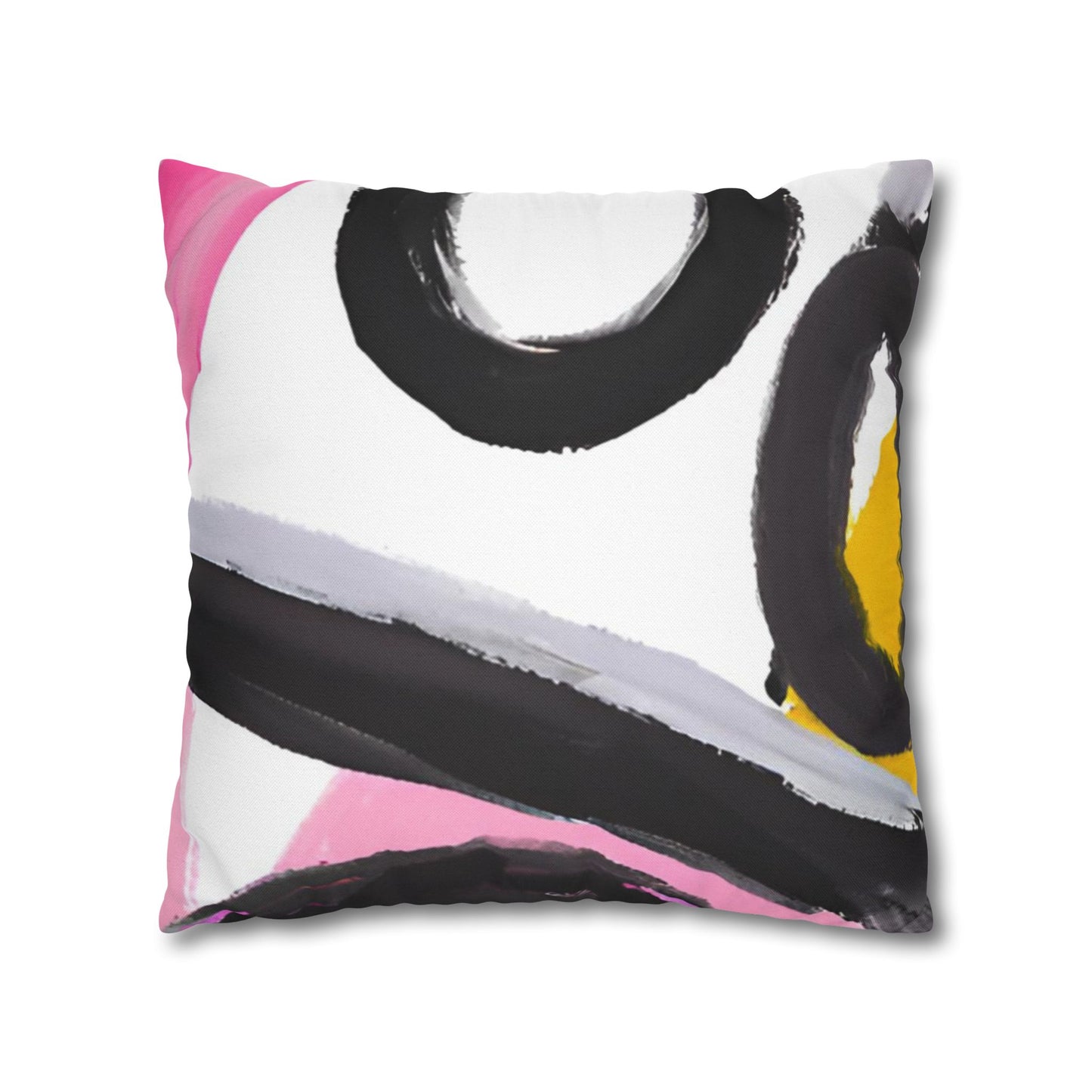 Spun Polyester Square Pillowcase