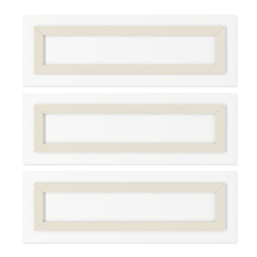 Abstract Dot & Stripe Triptych Acrylic Wall Art