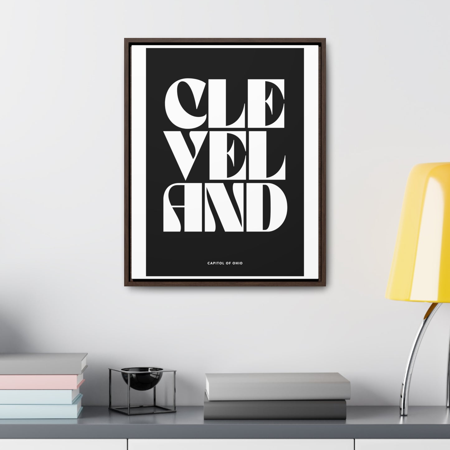 Cleveland Is The Capitol Wrapped Canvas Frame