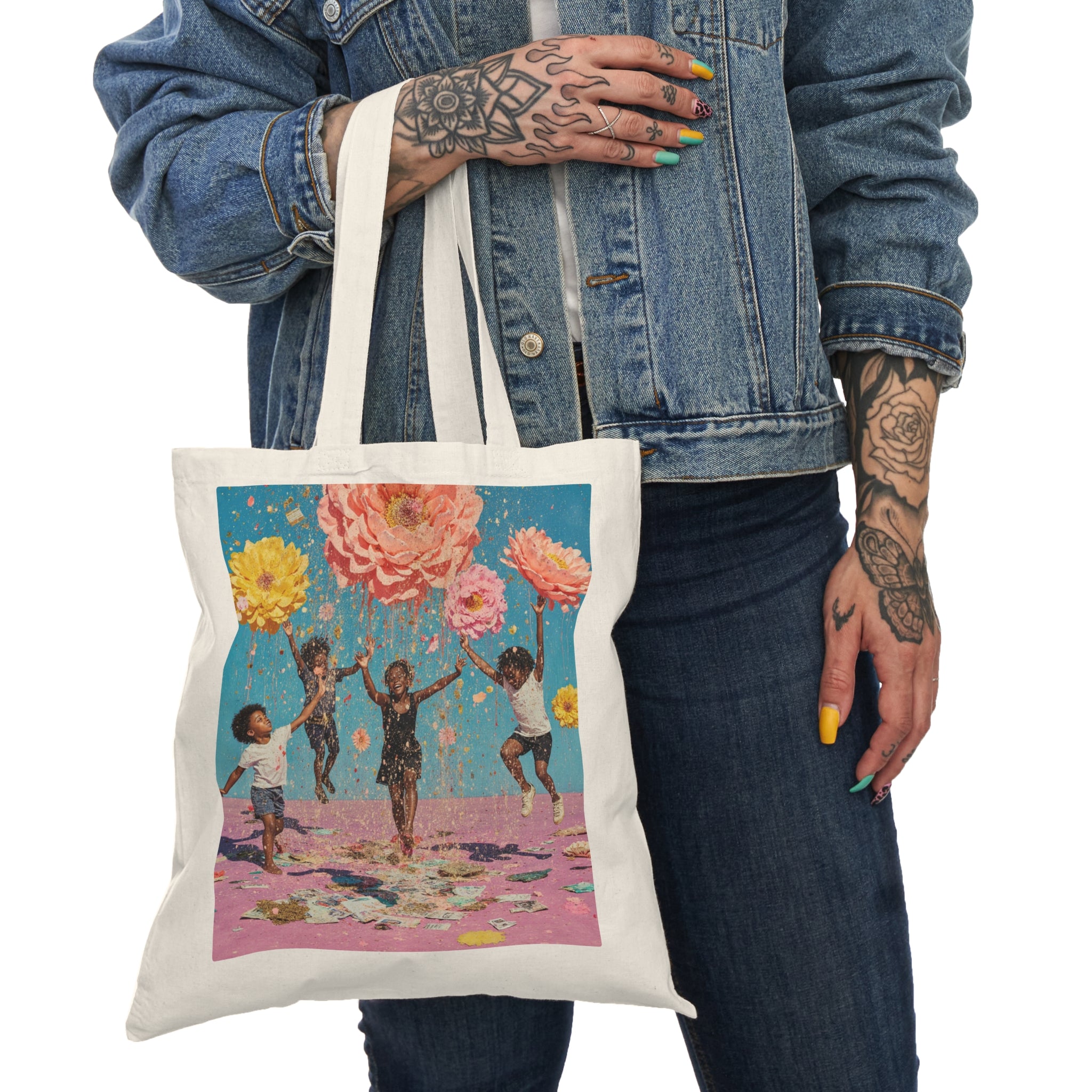 Floral Joy Kids Tote