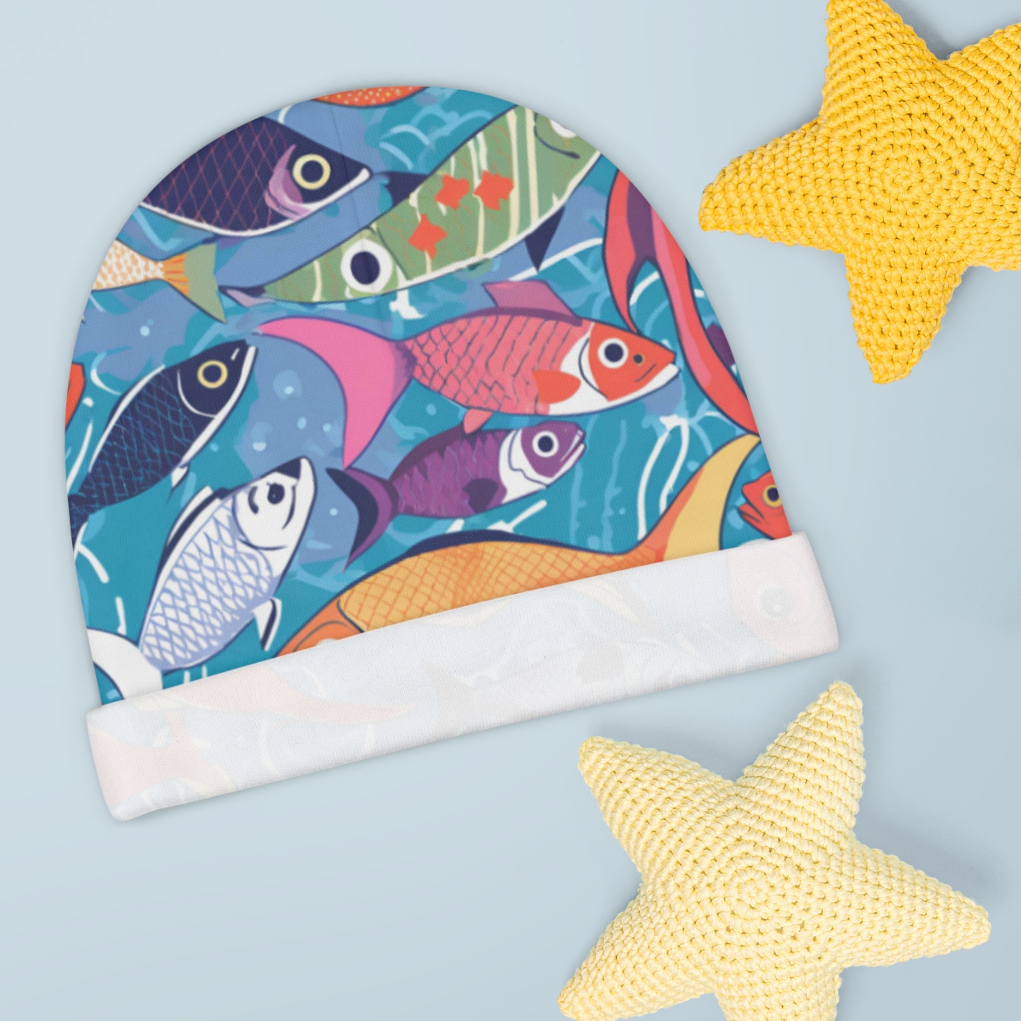 Fishies Baby Beanie