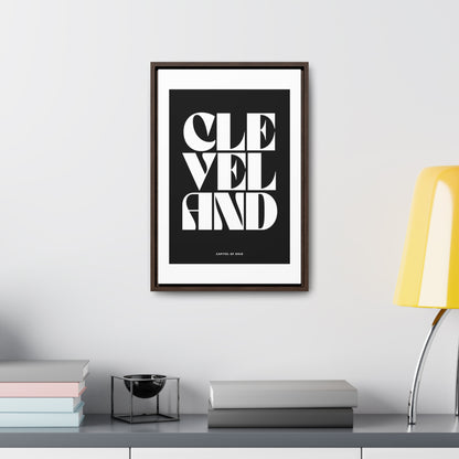 Cleveland Is The Capitol Wrapped Canvas Frame