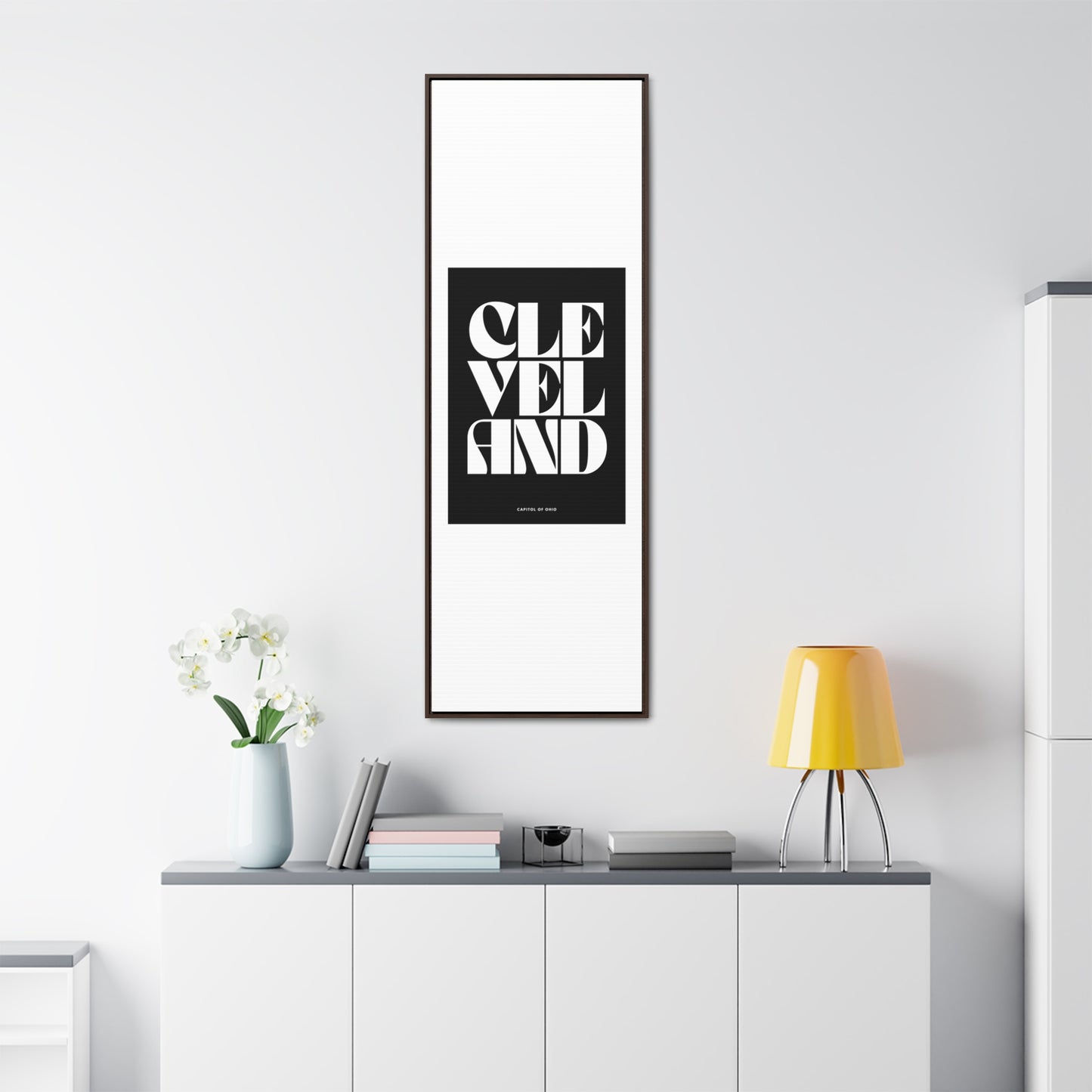 Cleveland Is The Capitol Wrapped Canvas Frame