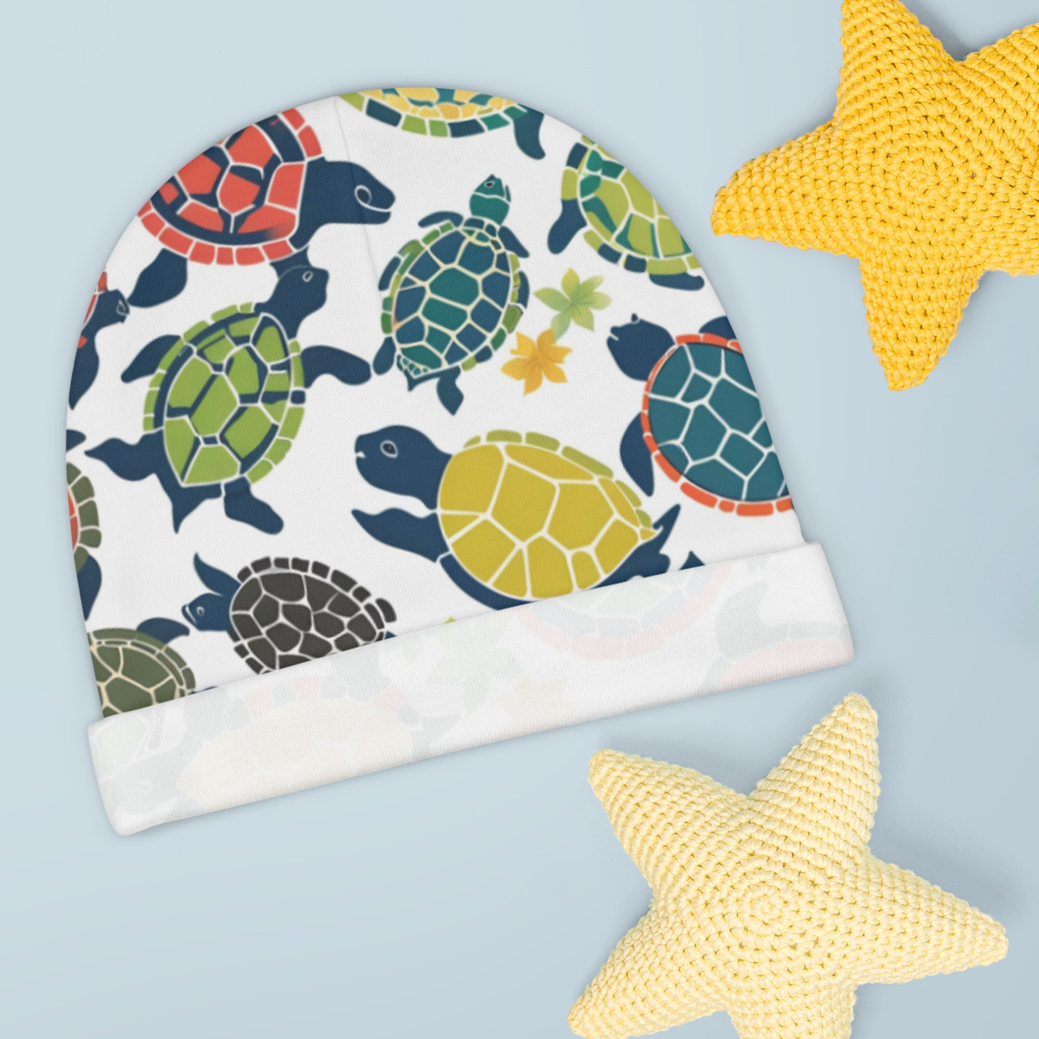 Sea Turtles Baby Beanie