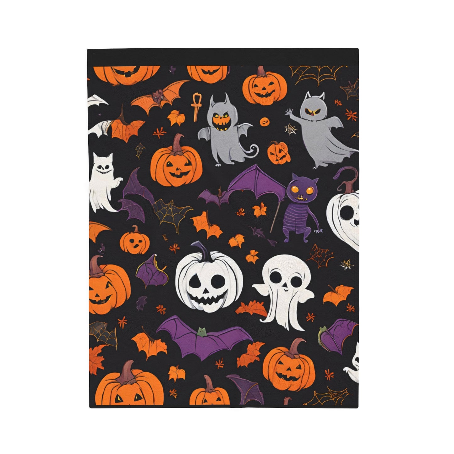 Spooky Velveteen Plush Blanket