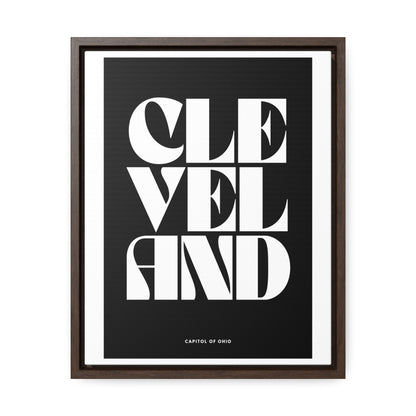 Cleveland Is The Capitol Wrapped Canvas Frame