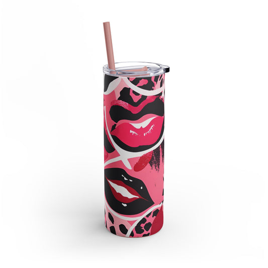 Fabulous Lips Matte Tumbler – 20oz Insulated Travel Cup for Style & Hydration