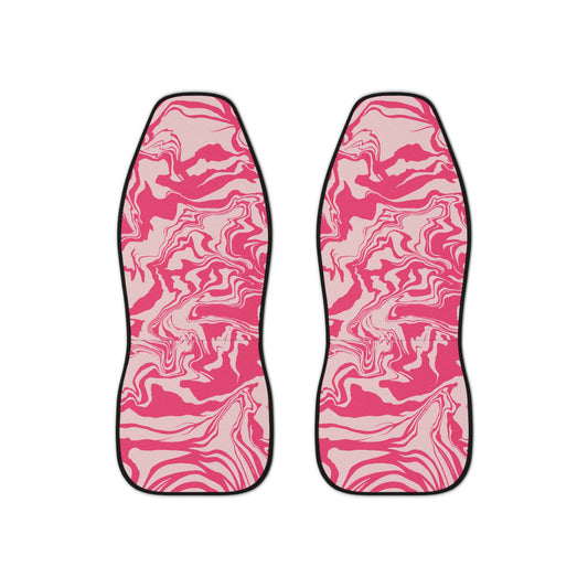 Pink Marble Car Seat Covers