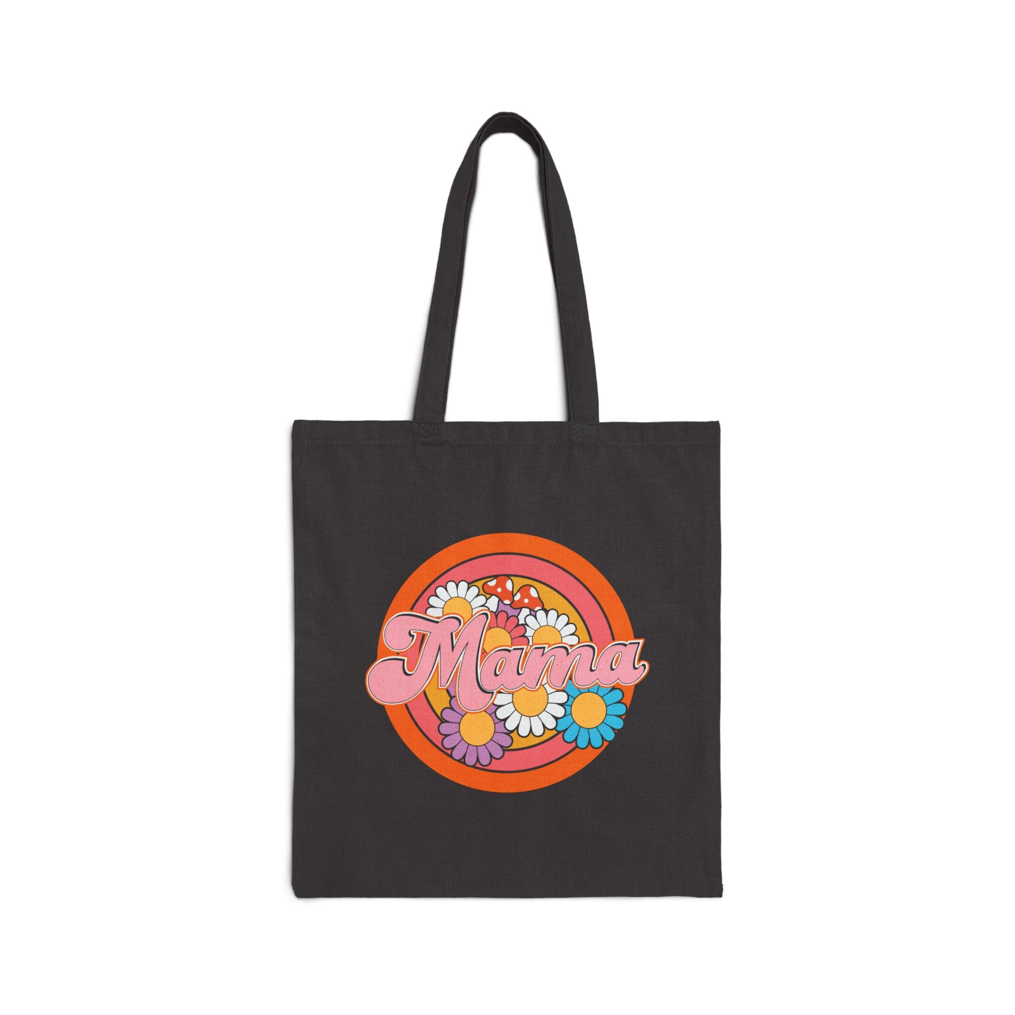 Groovy Mama Cotton Canvas Tote Bag