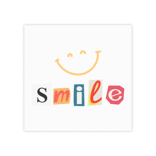 Smile Post-it Note Pads - Fun & Cheerful Reminder Sticky Notes