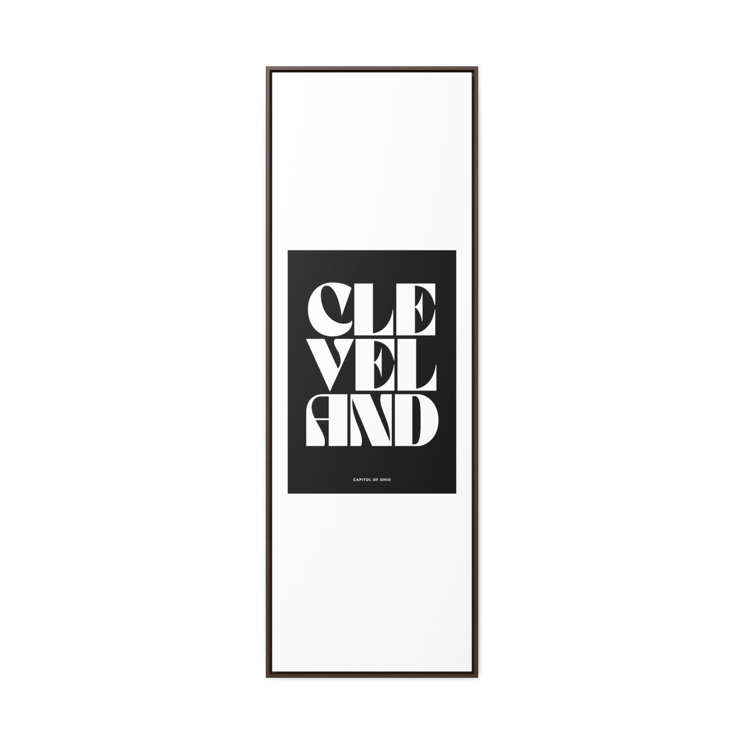 Cleveland Is The Capitol Wrapped Canvas Frame